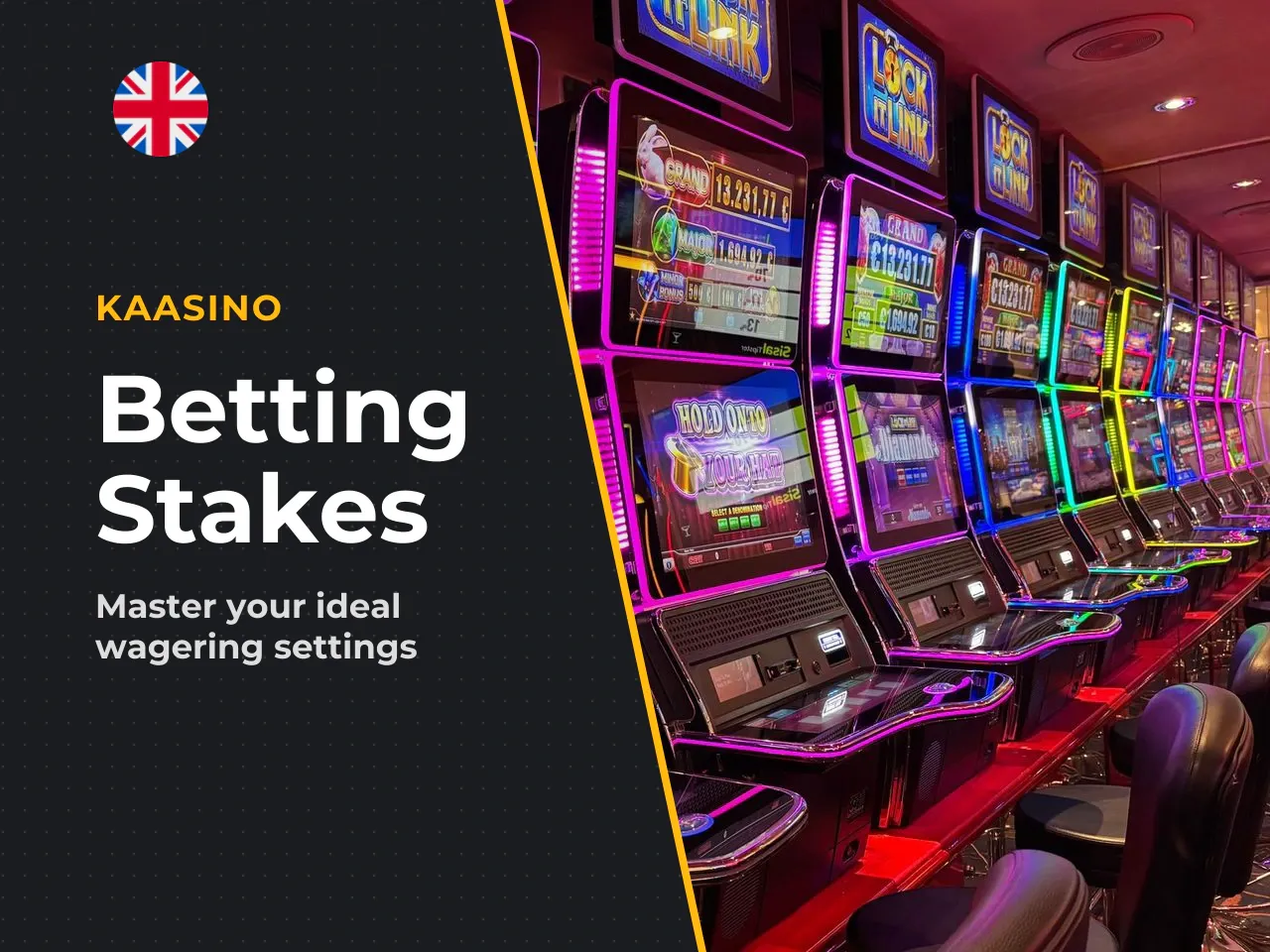 Bet settings bet level, total bet