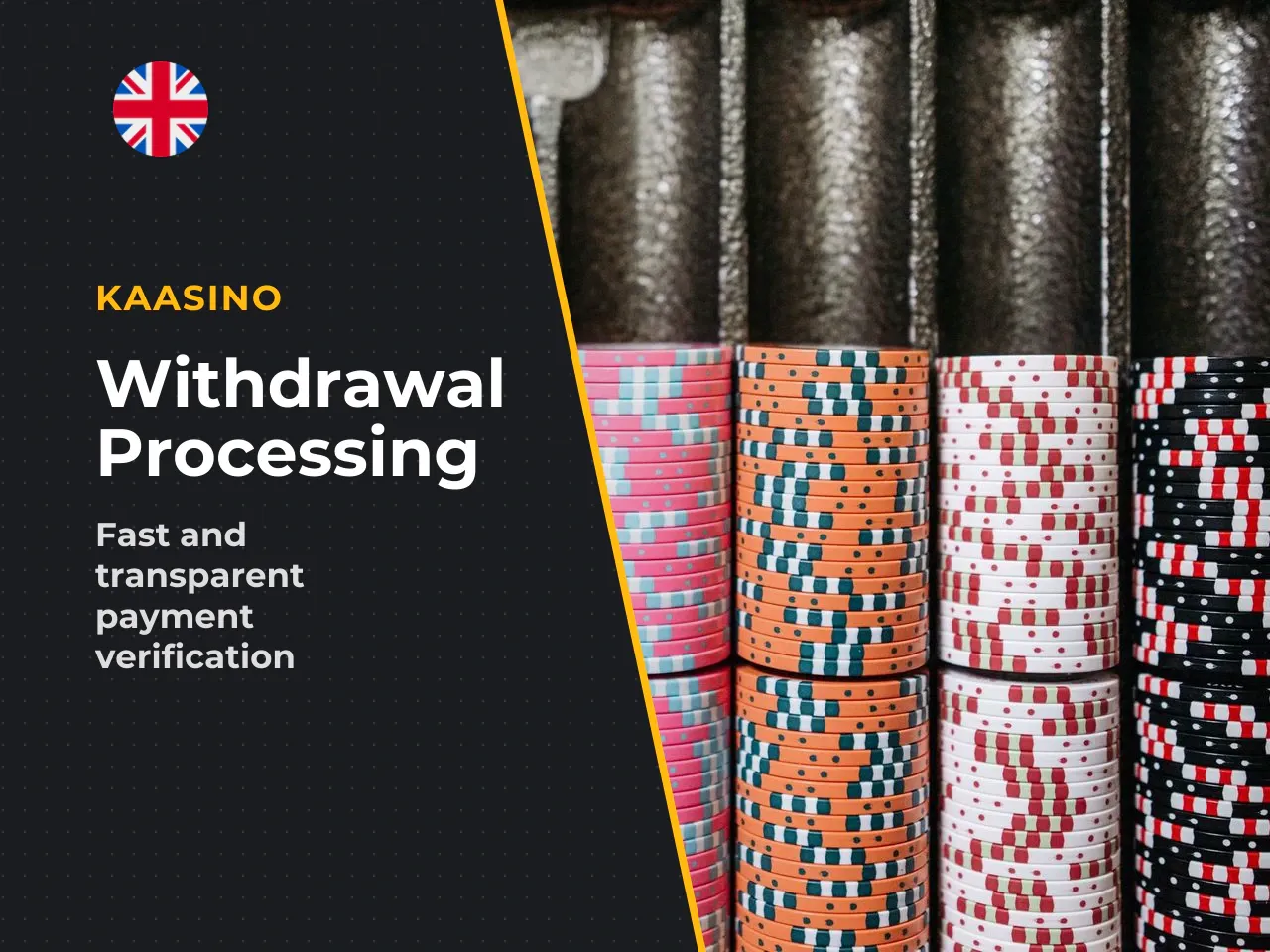 Internal withdrawal processing at Kaasino Casino