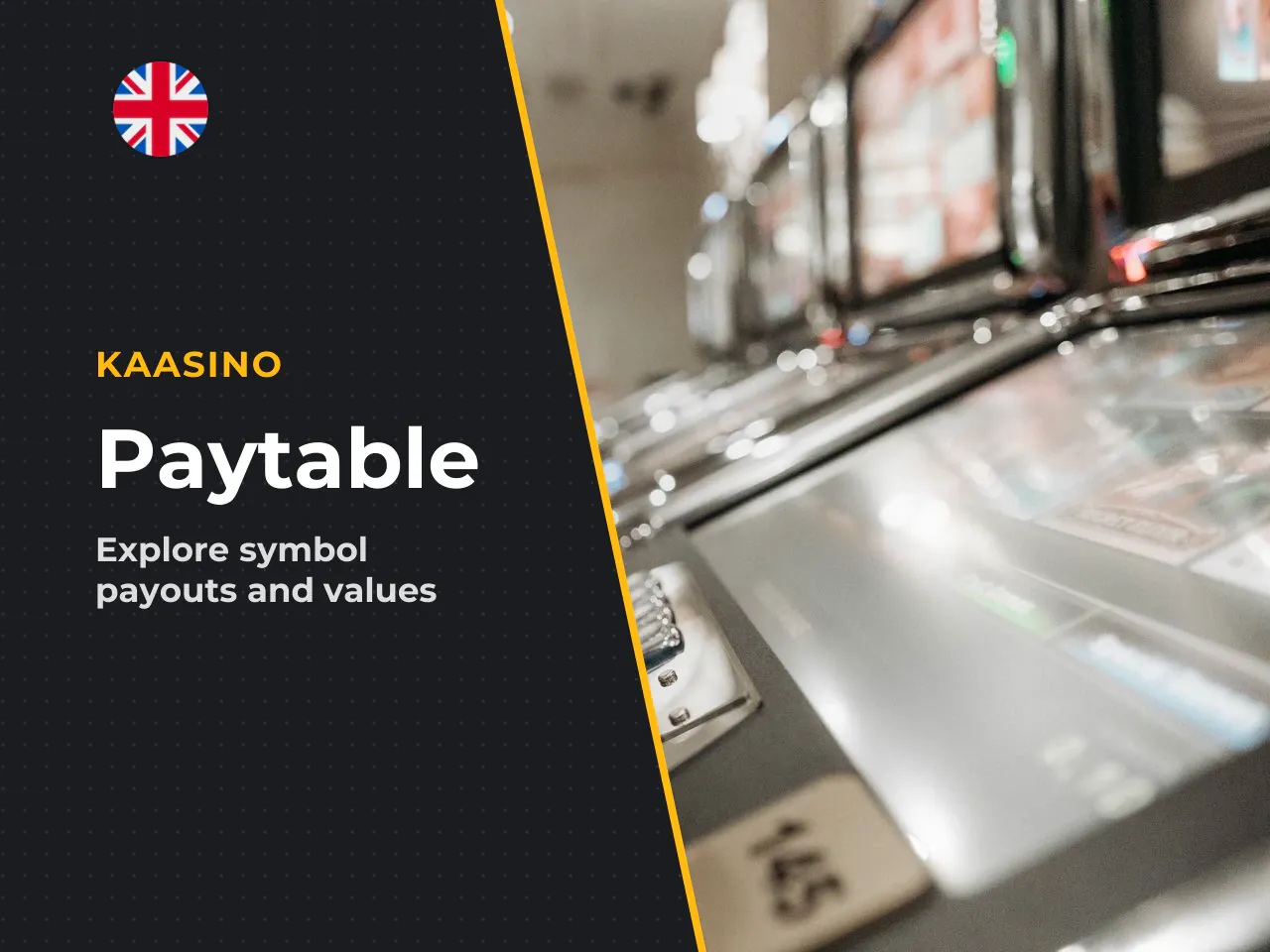 Regular Paying Symbols and Payout Levels