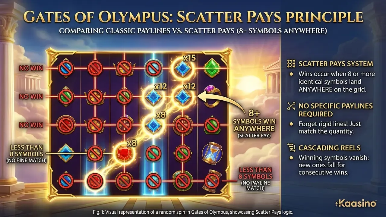 gates of olympus slot scatter pays mechanic
