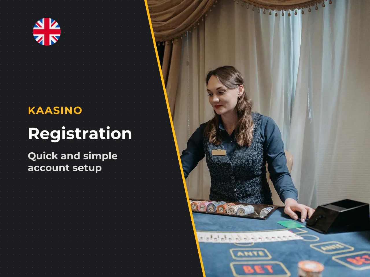 Registration via Website and Kaasino App