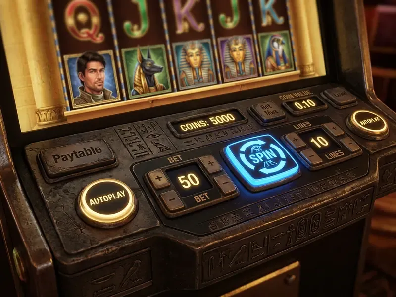 book of dead demo control panel