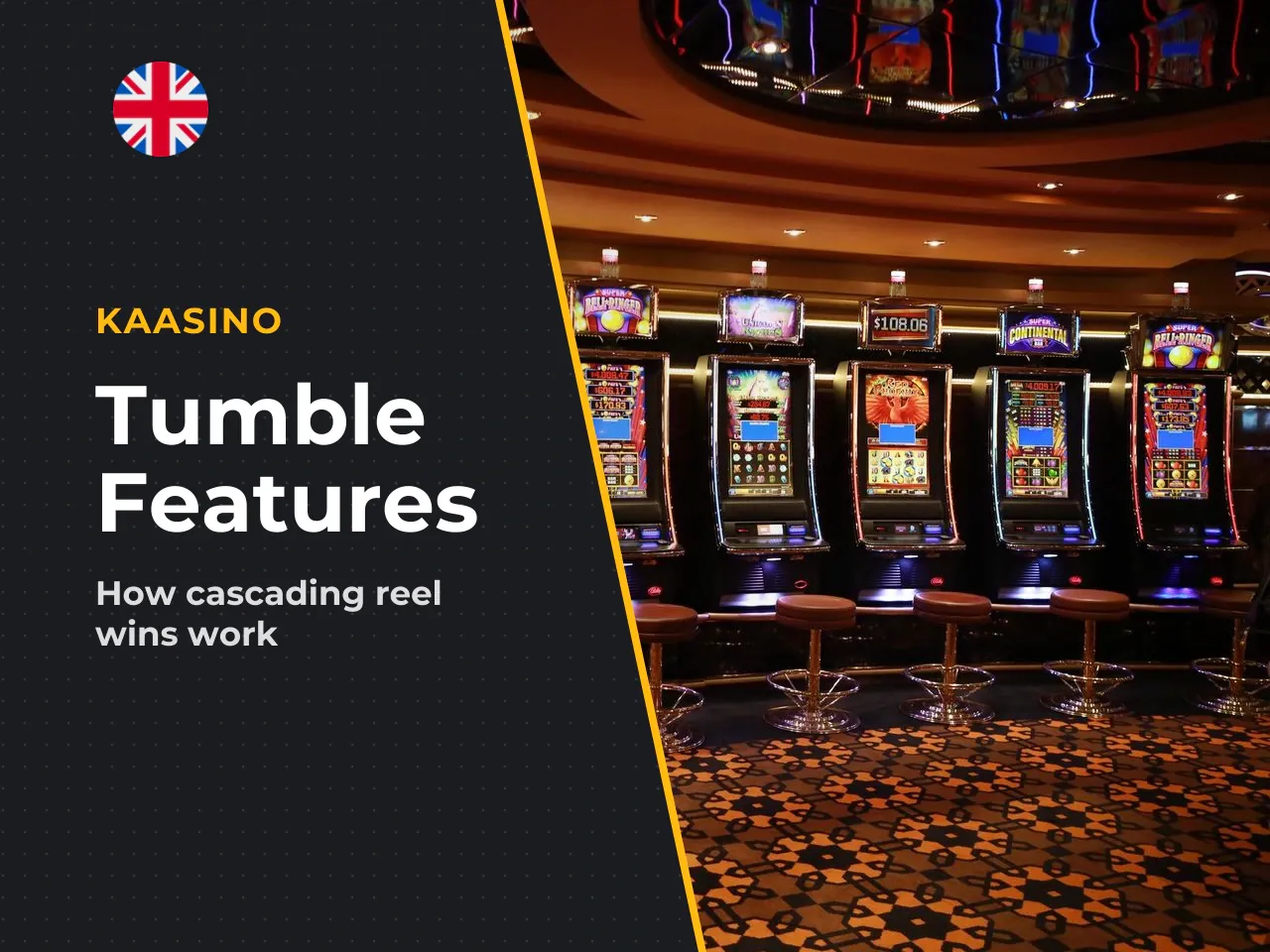Tumble Feature and Cascading Reels. The
